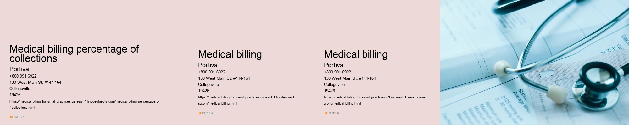 medical billing percentage of collections